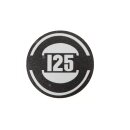 Horncover sticker "125" Serveta Lince/Serie80...