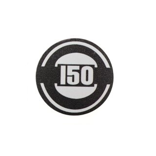 Aufkleber "150" f. Serveta Lince/Serie80  Kunststoff (auf Kaskade)