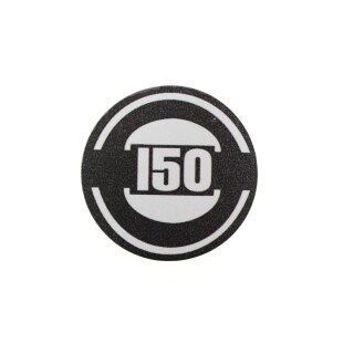 Horncover sticker "150" Serveta Lince/Serie80
