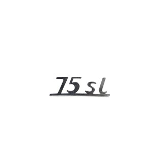Legshield badge "75sl"