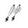 Front shock absorber "BGM PRO F16 COMPETITION" Series 1-3/DL/GP silver