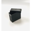 Empty battery box with cover 126x126x57mm black