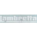 Aufkleber Lambretta Serie 80, weiß, 30x5,5cm