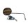 Handle bar mirror  round, chrome "right"