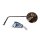 Handle bar mirror  round, chrome "right"