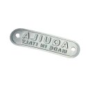 Schriftzug "AQUILA Made in Italy" f. Sitzbank...