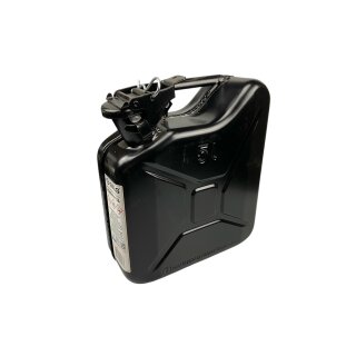 Reservekanister 5 ltr -Metal- schwarz