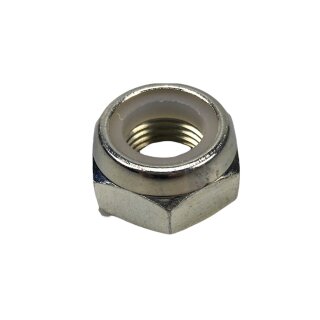 Engine spindle nut "Casa Lambretta" Series 1-3/DL/GP nyloc (zinc)