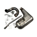 Exhaust Clubsport Series 1-2 (clear coated)