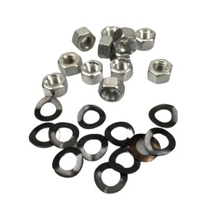 Chaincase cover nuts & washer Lui/Luna/Vega/Cometa/J50-125 -Lui 26-