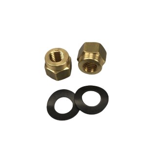 Exhaust nuts & washers Auslaß Lui/Luna/Vega/Cometa/J50-125 -Lui 32-