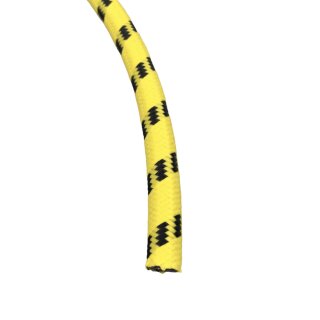 HT lead textile braided yellow/black