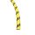 HT lead textile braided yellow/black