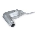 Exhaust body "BGM PRO Clubman Sport" Series 1-3/DL/GP silver