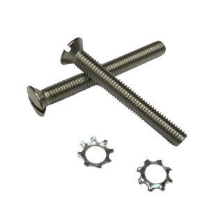 Handlebar cover fixing kit Series 1 & 3/DL/GP (stainless) -E19-