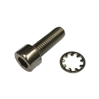Allen key screw steering clamp Series 3/DL/GP (stainless) -E1-