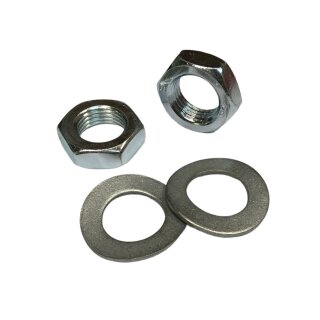 Nuts & bolts f. rear shock absorber Series 1-3/DL/GP (zinc) -Z3-