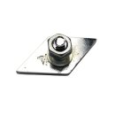 Pyramid frame plug alloy/polished