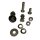 Panel hook/spring/mudflap fixing kit Series 3/DLGP (stainless) -E16-