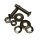 Befestigungssatz Bridge-Piece Serie 1-3/DL/GP (Edelstahl) -E24-