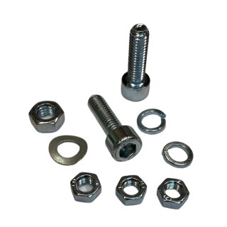 Nut & bolt set for toolbox/air scoop/airbox Series 1-3/DL/GP (zinc)