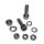 Nut & bolt set for toolbox/air scoop/airbox Series 1-3/DL/GP (zinc)