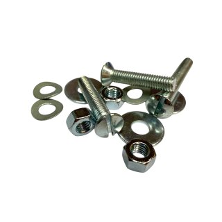 Nut & bolt set numberplate holder Serie 1-2 (stainless) -E35-