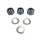 Conversion wheel rim from 9" to 10" J50-125 -grey/silver-