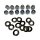 Wheels nut & bolt set J50-125 -J0-