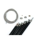 Cable set "Silk Liner" DL/GP, black