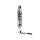 Rear shock absorber "BGM PRO R12 V3" Silver Edition (300-310mm) Lui/Luna/Vega/Cometa