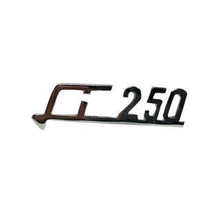 Schriftzug "LI250" -Beinschild-