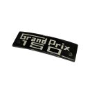 Leghield badge "Grand Prix 150" -black/white-