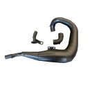 Auspuff JL "MZ V3 BOLT-ON BLACK" Serie 1-2