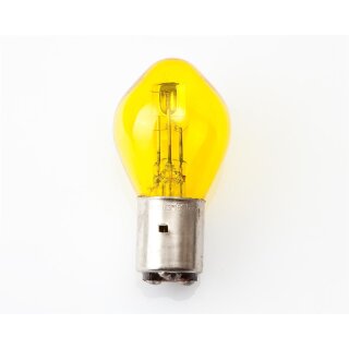 Birne 12V 35/35W gelb (Ba20d)
