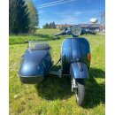 Vespa PX200 with sidecar