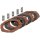 Clutch plate set "BGM PRO Typ CR80 alloy" 4 plates steel plates and springs (reinforced) Series 1-3/DL/GP