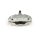 Caliper -BGM PRO- 4-piston, radial fixing f. discbrake -silver-