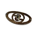 Horncover badge "SIL" DL/GP metall, chrome