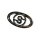 Horncover badge "SIL" DL/GP metall, chrome
