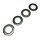 Rear shock absorber spacer shims  Series 1-3/DL/GP (set of 4)