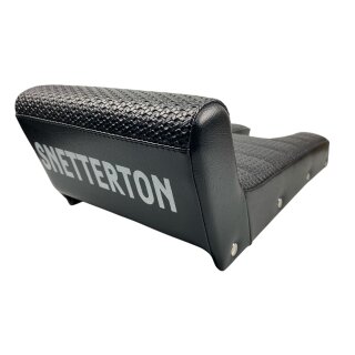 Sitzbank "Snetterton" Serie 1-3/DL/GP alfatex/glatt/schwarz