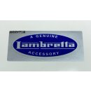 Sticker "A GENUINE Lambretta ACCESSORY" (~46x20mm)