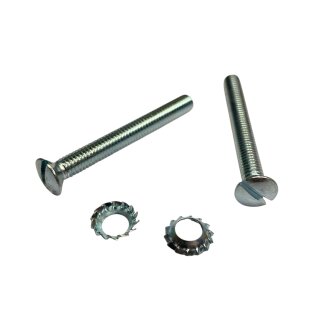 Schraubensatz Lenkkopfabdeckung J50-125 (zink) -J6-