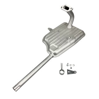 Exhaust J100/J125 (3- & 4-speed)
