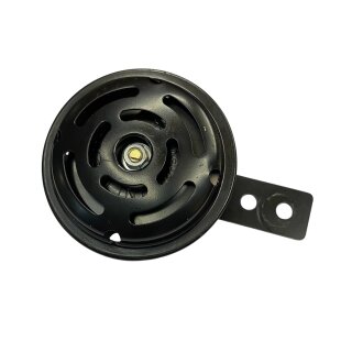 Horn 6 & 12V/AC Ø 70mm  -black-