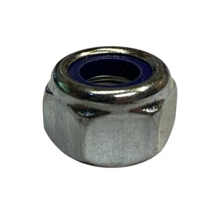 Mutter M10  selbstsichernd hoch (Zink)