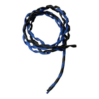 Candy stripe cable cover black/blue