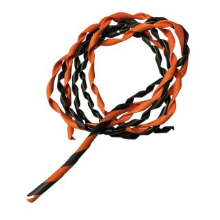 Spiral-Seilzughülle schwarz/orange