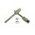 Handlebar cover fixing kit "Quick Fit Easy" Series 1 & 3/DL/GP (stainless)